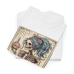 40th Birthday Skeleton Tarot Retro Tee