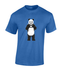 PANDA LOVE MENS T SHIRT CUTE ANIMAL LOVER DESIGN KAWAII JAPAN FASHION GIFT