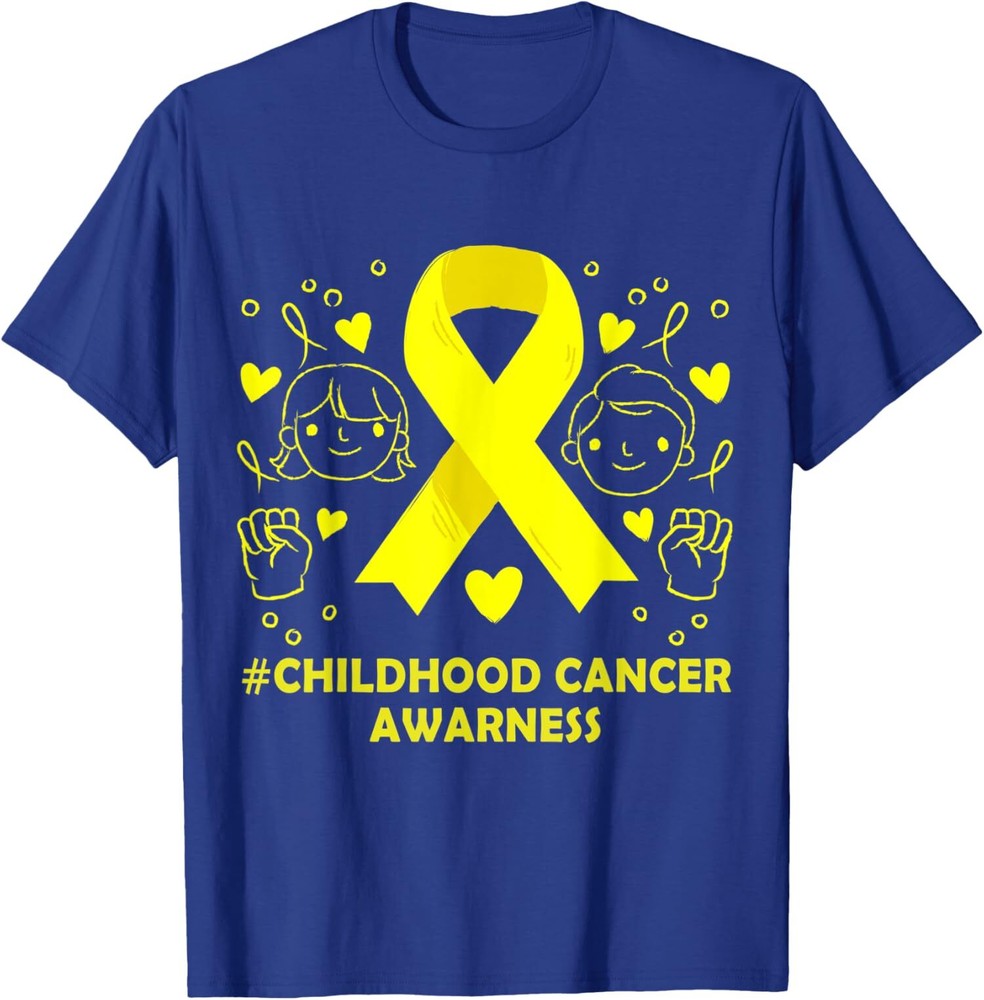Childhood Cancer Awareness Month Yellow Ribbon Gift Unisex T-Shirt