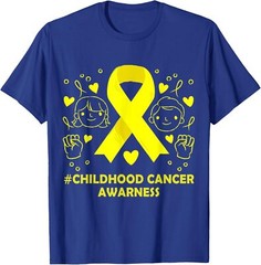Childhood Cancer Awareness Month Yellow Ribbon Gift Unisex T-Shirt