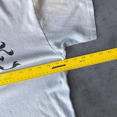 Vintage 70s Lee Jeans T-shirt Paper Thin Baby Blue Mens Medium