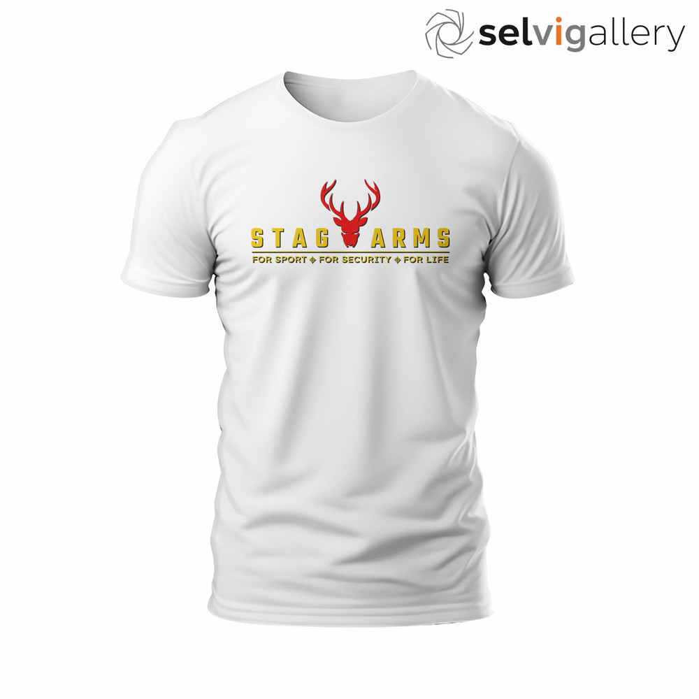 Stag Arms Guns Firearms Logo funny T-Shirt Sizes S-5XL Made in USA