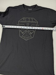 5.11 Tactical T Shirt Mens Large Black Graphic Short Sleeve 100% Cotton