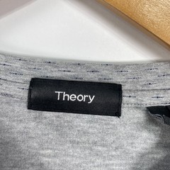 Theory Shirt Mens Medium Gray Clean Tee Neptune Jersey Pima Cotton Peru Soft