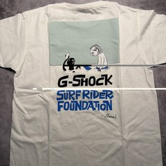 G-SHOCK T-SHIRT Surfrider Foundation x Yusuke Hanai SIGNED AUTO Rare Merch Swag