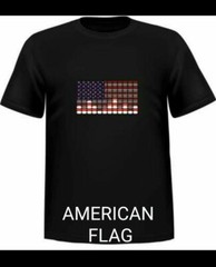 Sound Activated Light Up Flashing Equalizer LED T-Shirt -Message Me BEFORE ORDER