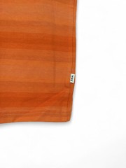 NWT Wax London Dean Striped T-Shirt in Rust Orange (Various Sizes)