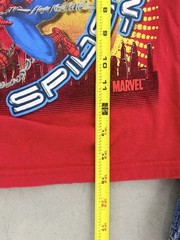 Vtg 2007 Spider-Man Marvel Kids 2T 3T Lot 4pc Graphic Tees & Jorts Denim Set