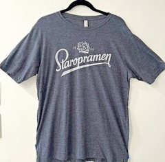 NEW Authentic Staropramen Beer Prague Czech Republic Gray T-Shirt – Czech Me Out