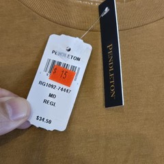 Pendleton Crew Neck Graphic T-shirt Men’s Medium – NWT