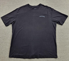Tommy Bahama Shirt Mens XL Black Bar Bill Toucan Bar Graphic Tee Tropical