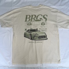 Toyota GR86 Shirt XL Beige Subaru BRZ BRGS Racing Drift Streetwear JDM 3205