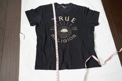 True Religion Men’s Black Graphic Logo Crew Neck Short Sleeve T-Shirt 3XL