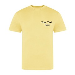 Personalised Custom Embroidered Just Ts Awdis The 100 Modern Fit T-Shirt Sports