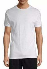 Stafford 4-Pk Men’s Medium Ultra Soft 100% Cotton Crew Neck T-Shirt White