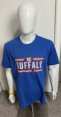 Clorpeak Mens City Classic Football Go Buffalo Blue Tee Shirt Sz US L New