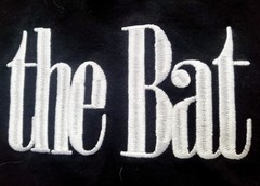 Batman The Theatrical Collection Double-Sided Embroidered T-Shirt~M~NEW W/ TAGS!