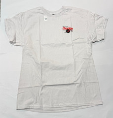 DODGE ALL OVER LOGO Gray T-Shirt (Licensed) Charger Challenger R/T Super Bee