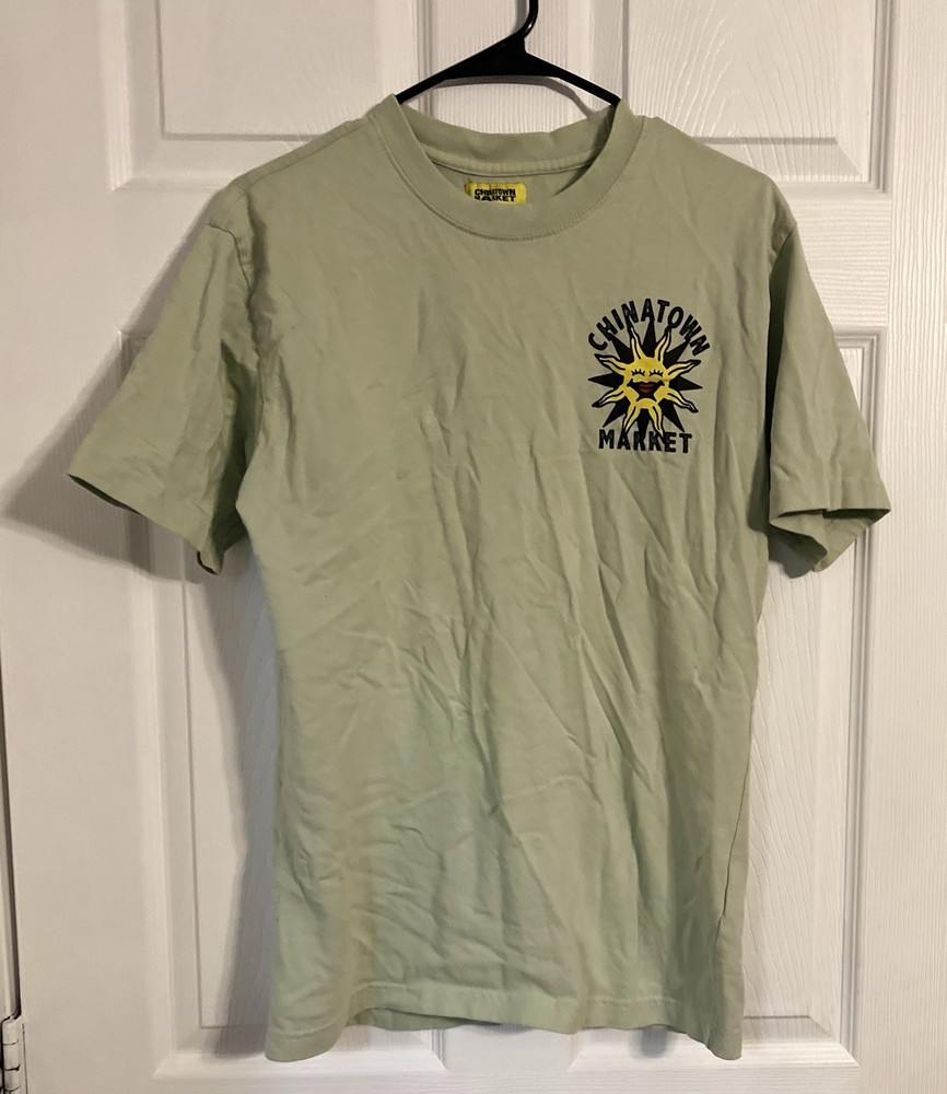 chinatown market smiley Originals Size Medium Green Graphic Print On Both Sides