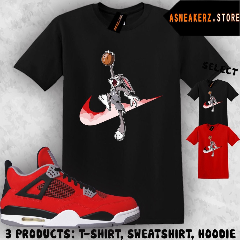 Tee Shirt Matching AJ 4 Toro Bravo 2026 Match Sneaker Just Dunk It Bugs T-Shirt