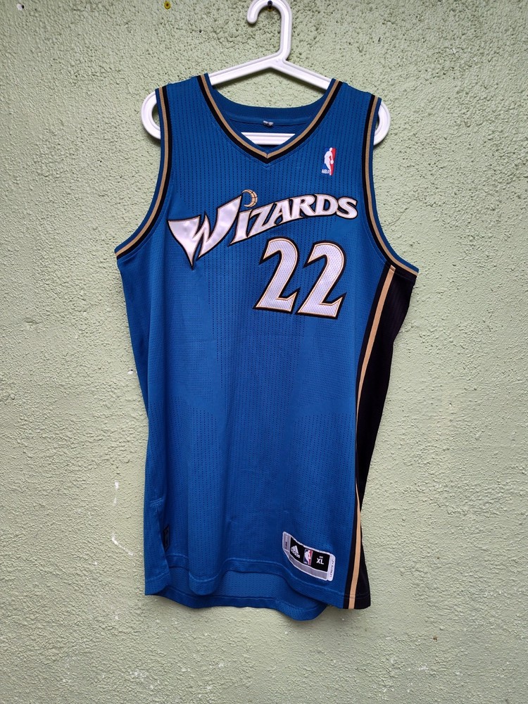 Adidas Washington Wizards Jersey XL +2 Blue Climacool Rare NBA