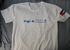 3x Large Jordan Marathon Shirts, Amman / Red Sea / Wadi Rum Used, Acceptable…