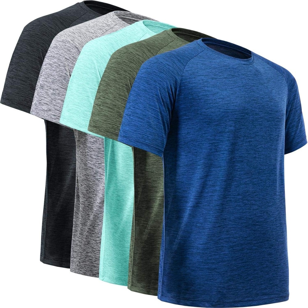 BALENNZ Workout Shirts for Men, Moisture Wicking Quick Dry Active Athletic Me…