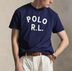 *NEW* Men Polo Ralph Lauren Classic Fit Logo Jersey T-Shirt NEWPORT NAVY 👍