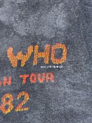 Vintage 1982 The Who American Tour T Shirt Screen Stars USA Single Stitch Medium