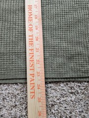 Vintage Lucky Brand Thermal Henley Shirt Mens Medium Green Military Waffle Knit
