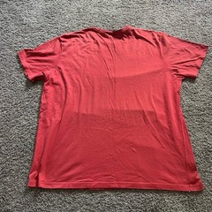 Vintage 90s Polo Ralph Lauren Flag Marine Crest T Shirt Red Size XL