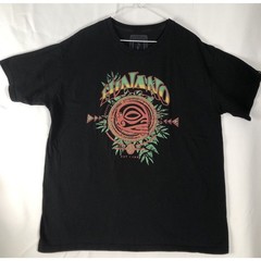 Hinano Tahiti Tshirt Men’s Hawaiian Surfriding Tee Black Graphic shirt Sz-Large