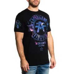 AMERICAN FIGHTER SILVER LAKE GALAXY Men’s T-Shirt *