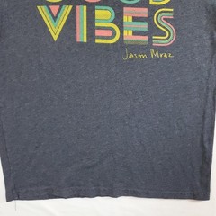 US Blanks Good Vibes Jason Mraz Graphic Short Sleeve T-Shirt Men’s Small Gray