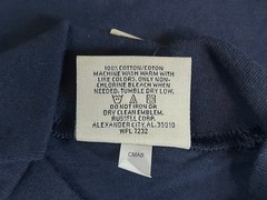 vintage russell athletic pro cotton mock neck shirt mens size medium NOS NWT 90s