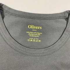 New Olivers Apparel Carbon District Tee Shirt Grey Size Small Mens