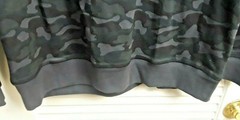 SLATE & STONE Long Sleeve Sweatshirt Camouflage Camo Men’s Large Gray Black