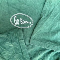 Vintage Oneita Tag Hawaii Rainbow T Shirt XL Go Bows University of Hawaii Green
