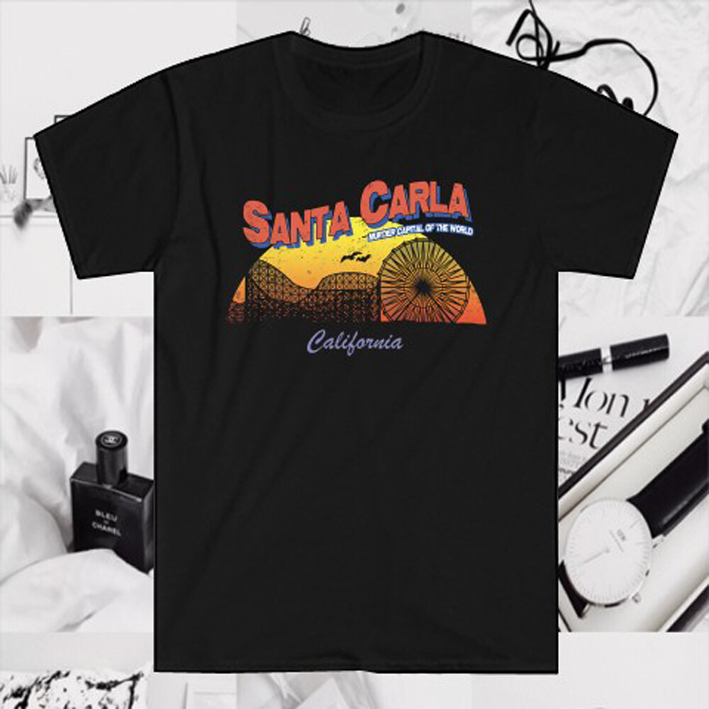 Santa Carla California The Lost Boys Men’s Black T-Shirt Size S to 5XL