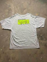 JNCO Jeans Gray Graphic Logo Crew Neck Short Sleeve Cotton T-Shirt XL