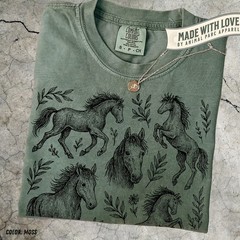 Vintage Horse Western Cowboy Comfort Tee