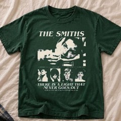 The Smiths “There Is A Light That Never Goes Out” Graphic T-Shirt Green Size