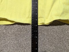 Supreme Shirt Mens Medium Neon Yellow Digi Girl SS17 Digital Block Logo