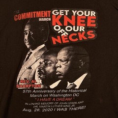 A1 The Commitment March BLM Knee Of Our Necks T Shir Adult XL Black Mens
