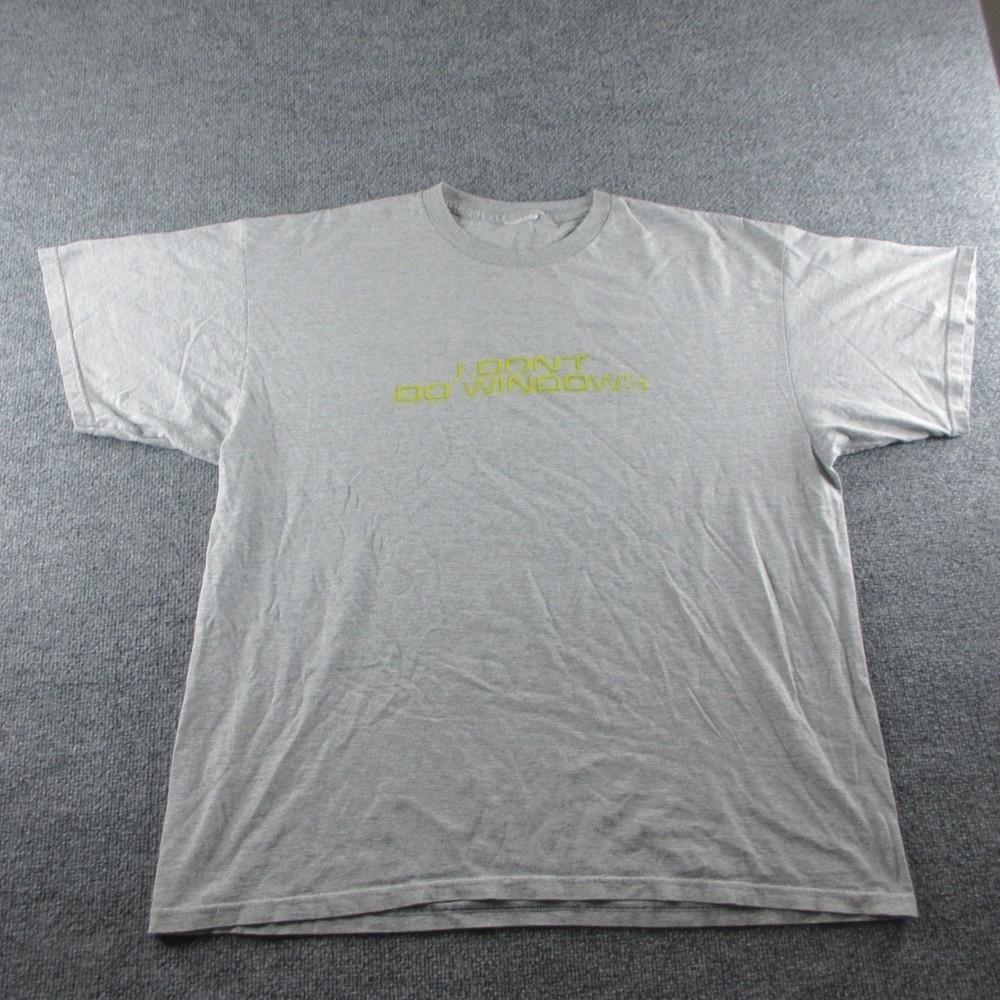 VINTAGE Nike Shirt Mens XL? Gray Clean Your Clock Basketball Graphic Logo 90s