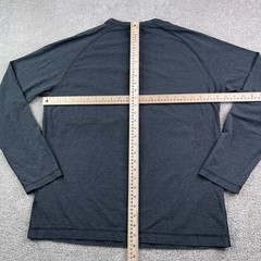 Public Rec Shirt Mens XL Grey Henley Pullover Stretch Pima Cotton Lyocell