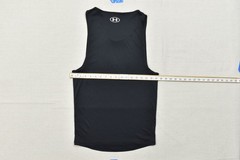 Under Armour Men’s Tech Training Tank Top Size Small Black HeatGear Sleeveless