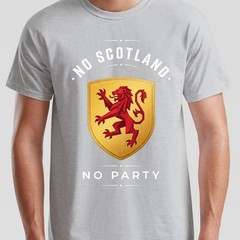 No Scotland No Party Football Unisex T Shirt Scotland Fan Mens Womens Top