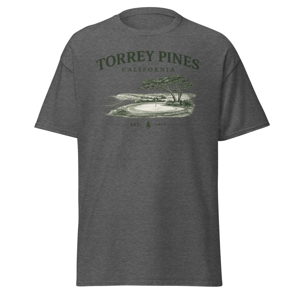 Torrey Pines Shirt California Golf Tee Coastal Golf Club Shirt