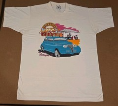 Vintage 90s 20th Century Chevy Carfest Cruiz-in Washington IN White XL Promo